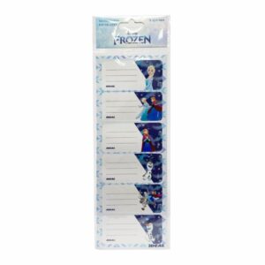 Membretes Escolares Diseño Frozen REX PLASTICS X 12 Uds 9X29