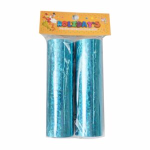 Serpentina Holográfica Turquesa HOLIDAY'S 4 cm x 12 cm