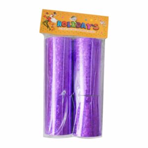 Serpentinas Holográfica Morada HOLIDAY'S 4 X 12 Cm