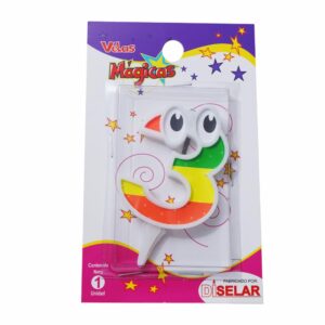 Vela Mágica Ojos 3 Multicolor DISELAR Ojos 3
