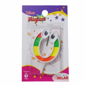 Vela Mágica Ojos 0 Multicolor DISELAR Ojos 0