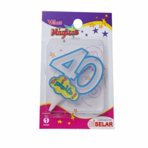 Vela Mágica 40 Y Piquito DISELAR 95 x 155 x 11 mm