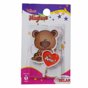 Vela Mágica Oso DISELAR 95 x 155 x 11 mm
