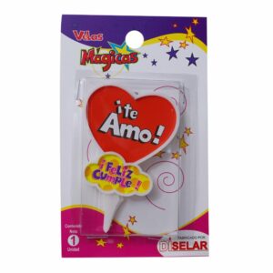 Vela Mágica Corazón DISELAR 95 x 155 x 11 mm