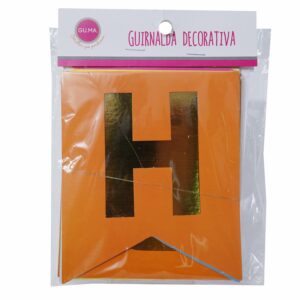 Guirnalda Decorativa Happy Birday Surtida GU.MA. 6 x 9 cm