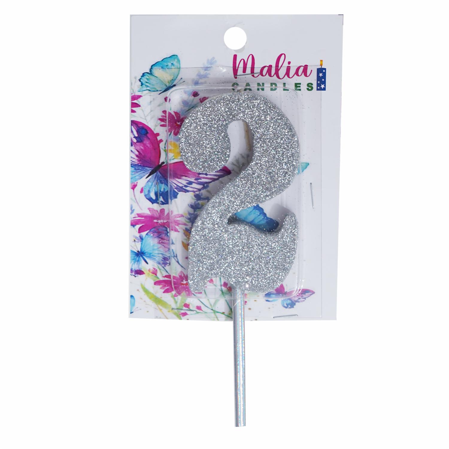 Vela Premium N2 Dorado Con Plata MALIA CANDLES 19 X 8 - Imagen 2