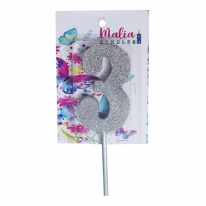 Vela Premium N3 Dorado Con Plata MALIA CANDLES 19 X 8