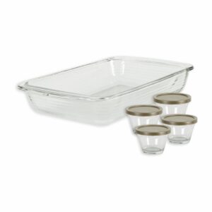 Set De Moldes Para Hornear Refractario LIBBEY 9 Piezas