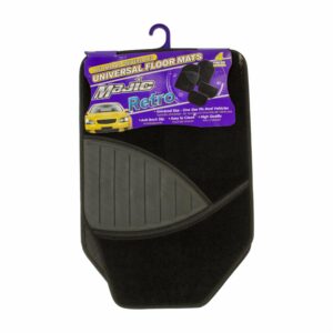 Moqueta Para Auto Alfombra Negro MAJIC 4 Piezas