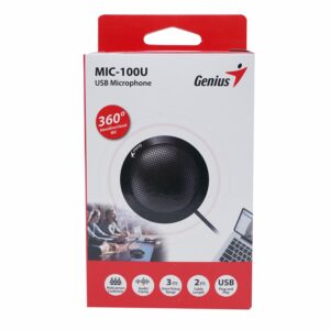 Micrófono MIC-100U Omnidireccional GENIUS Con Cable