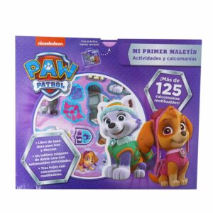 Libro Mi Primer Maletín Actividades Y Calcomanías Paw Patrol NICKELODEON 15 Páginas