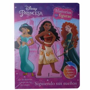 Libro Historias Con Figuras Siguiendo Sus Sueños DISNEY 25 Páginas