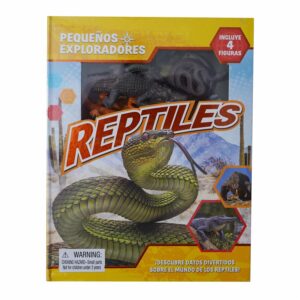 Libro Reptiles Pequeños Exploradores MR.BOOKS 10 Páginas