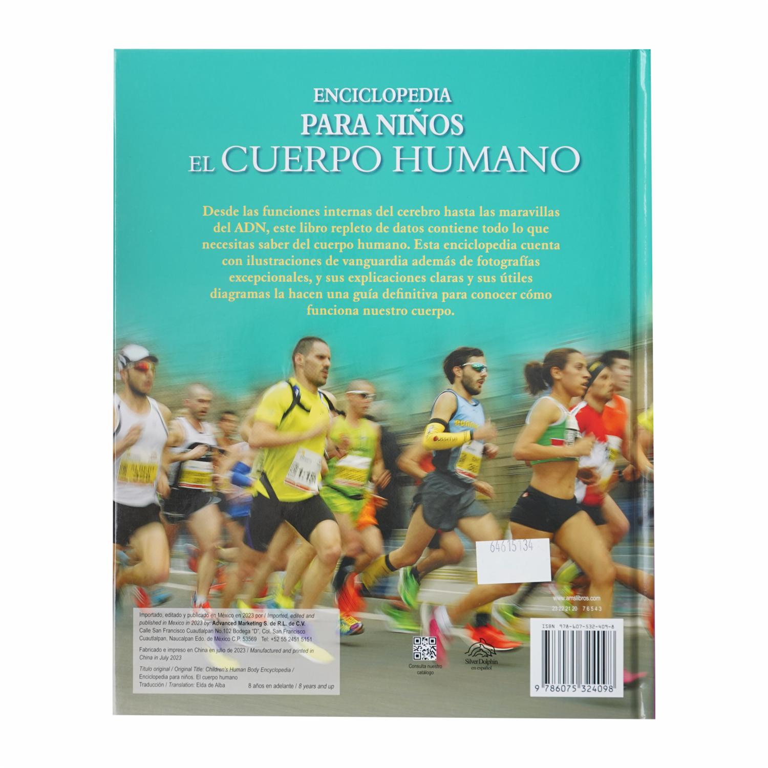 Libro Enciclopedia Para Niños El Cuerpo Humano SILVER DOLPHIN 150 Páginas - Imagen 2