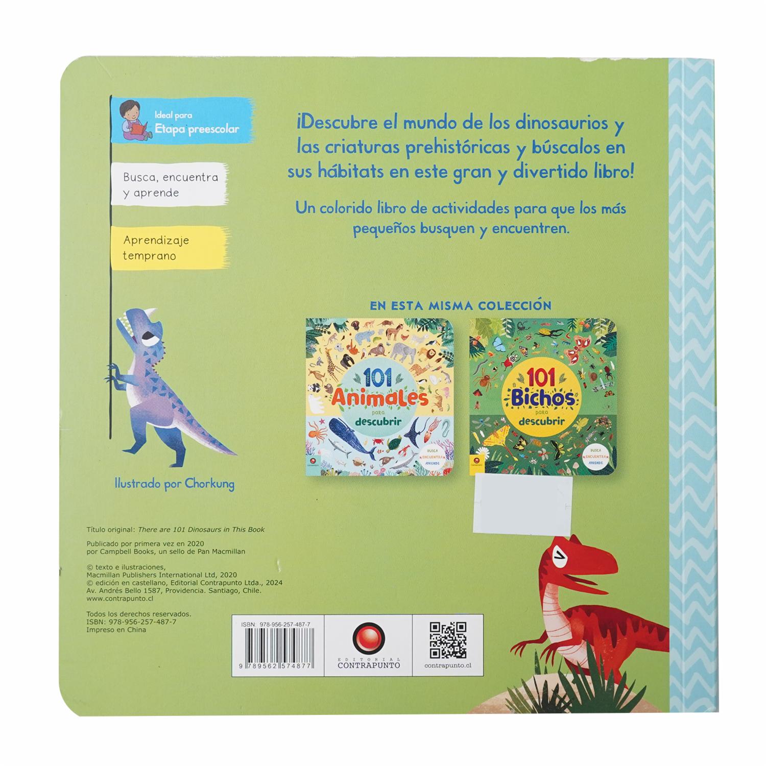 Libros 101 Dinosaurios Para Descubrir MR.BOOKS 25 Páginas - Imagen 2