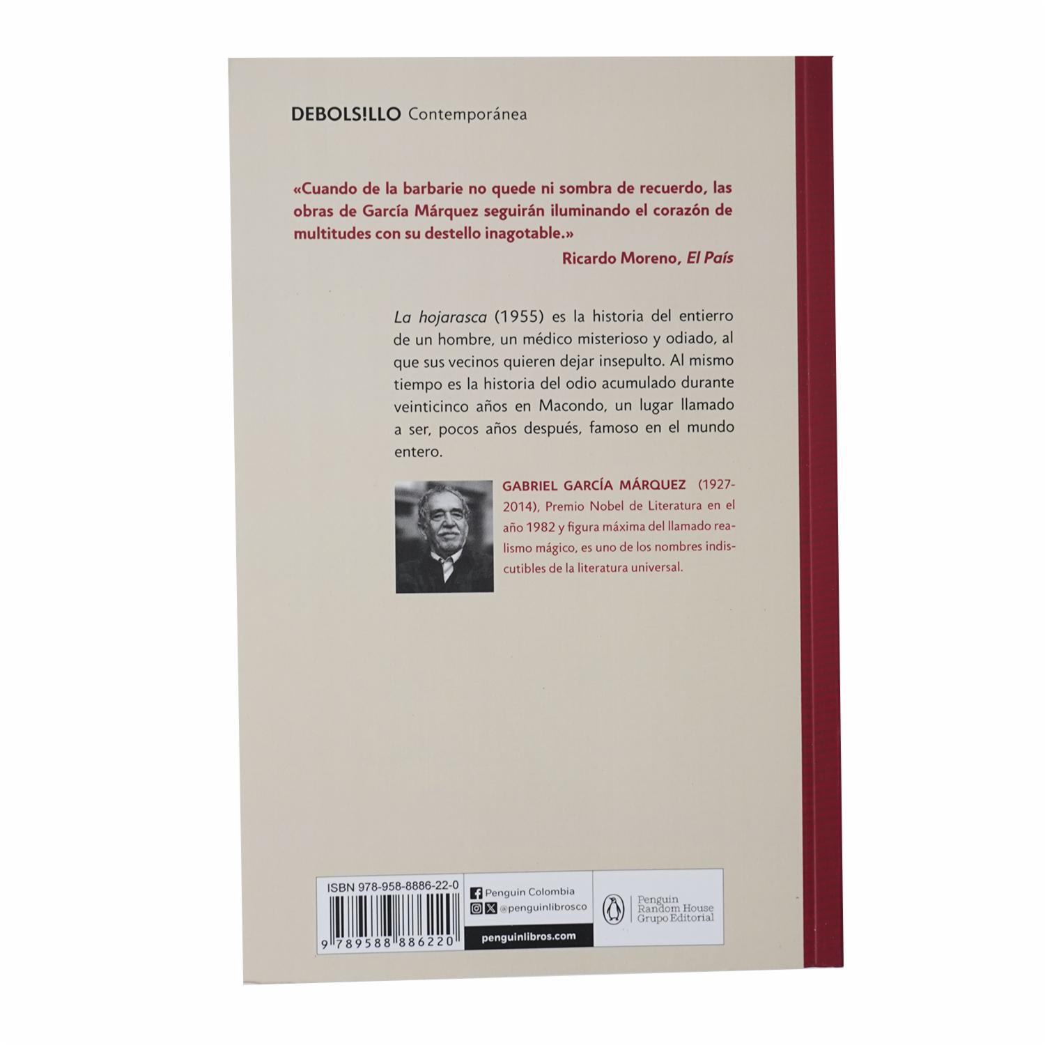 Libro La Hojarasca DEBOLSILLO 169 Páginas - Imagen 2