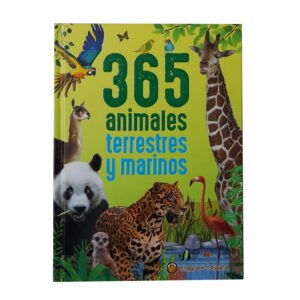 Libro 365 Animales Terrestres Y Marinos MR.BOOKS 383 Páginas