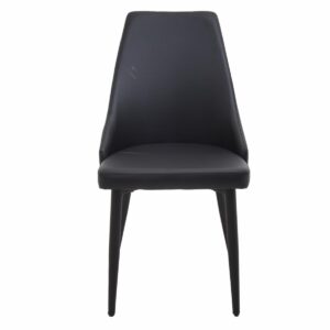 Silla Patas De Metal Negro HY Textil Y Metal