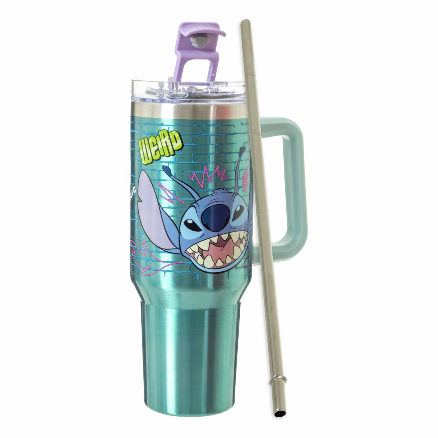 Termo Tomatodo En Acero Inoxidable Doble Pared Stitch Verde DISNEY 1.2 Litros - Imagen 2