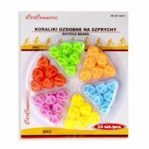 Mullos Para Bicicleta De Colores CARCOMMERCE X 24 Uds