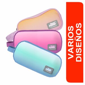 Cartuchera Degrade 2 Bolsillos P.bags FLOWER POWER 11X22X8Cm