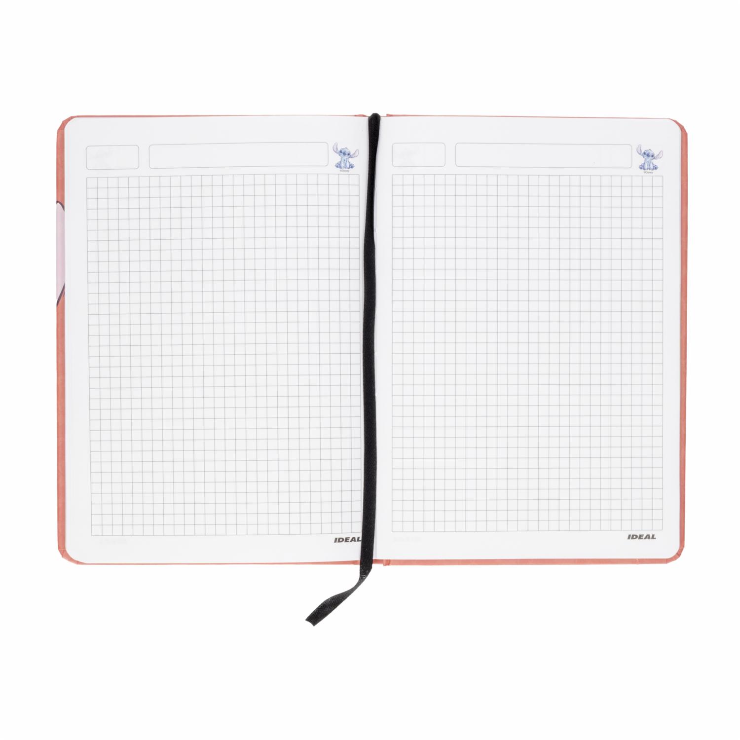 Libreta A Cuadros Diseño Stitch DISNEY 80 Hojas