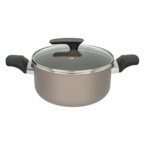 Cacerola Antiadherente Con Tapa De Vidrio Milazzo TRAMONTINA 20 Cm