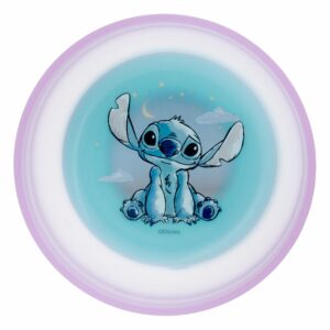 Plato Tendido Con Ventosa Diseño Stitch DISNEY 15X6 CM