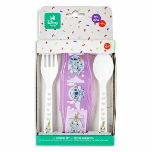 Set Cubiertos Diseño Stitch DISNEY 23X15 CM