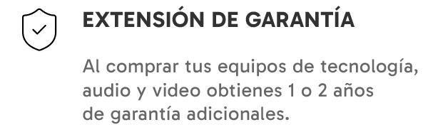 Extensión de garantía Extensión de garantía