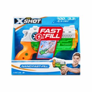 Pistola De Agua Nano Fast Fill X SHOT 9 Metros