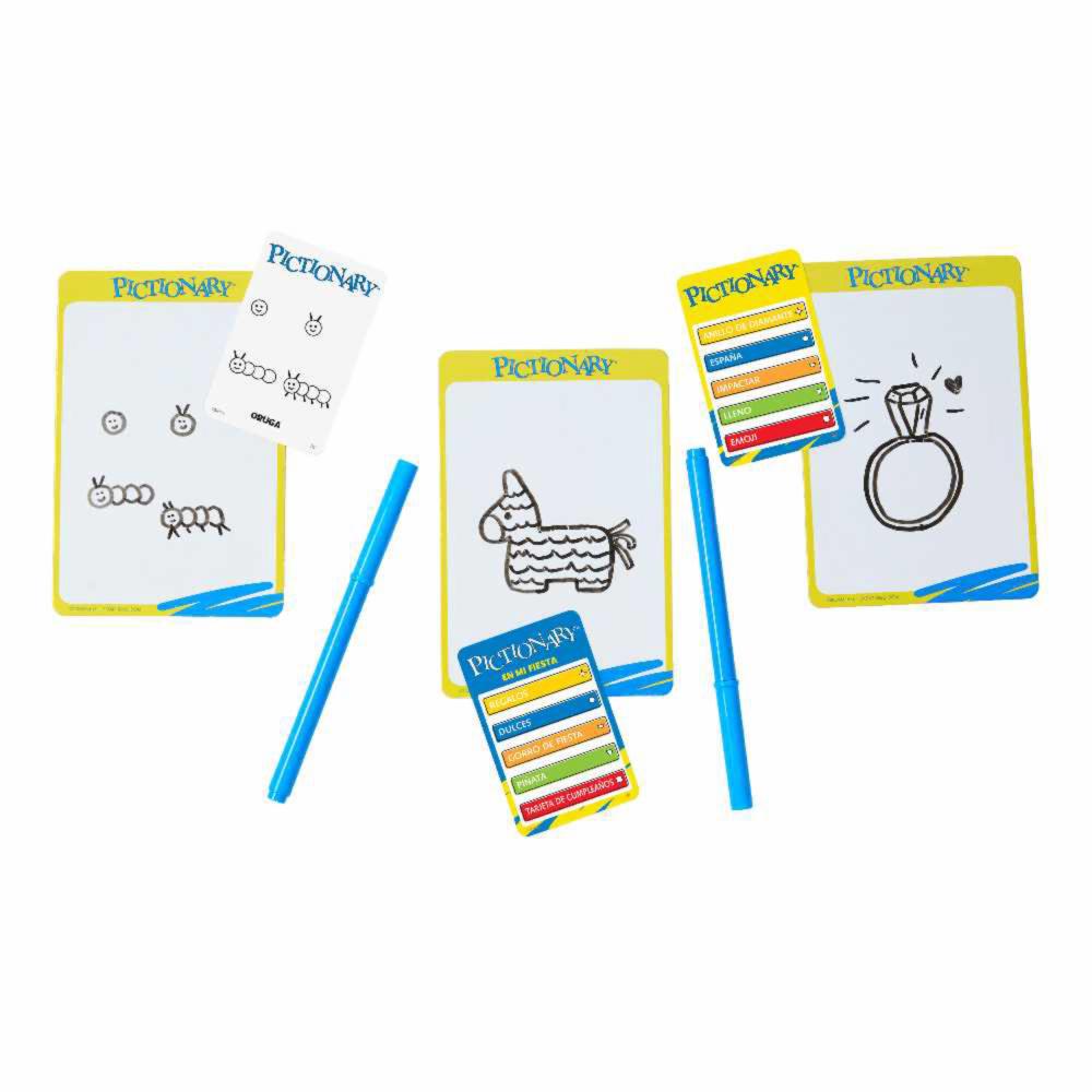 Juego De Mesa Pictionary 40 Aniversario MATTEL 2 Equipos - Imagen 5