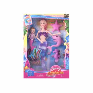 Muñeca Sirena Tipo Barbie BEAUTY Incluye Accesorios