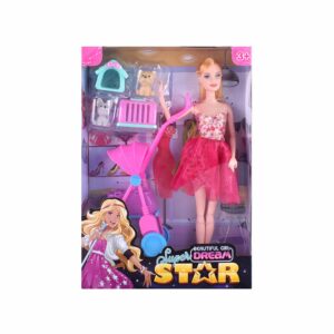 Muñeca Super Estrella Tipo Barbie BEAUTIFUL GIRL Incluye Accesorios