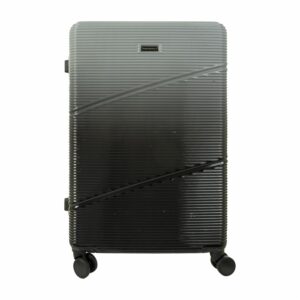 Maleta De Viaje Trolley Plateada TRANSWORLD 78x48x31 Cm