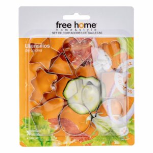 Set Cortadores De Galletas Tamaño Surtidos FREE HOME 11 Piezas