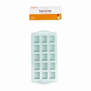 Molde De Silicona Para Chocolate Figuras Rectangulares Sweet Rosa FREE HOME 20x11x1Cm