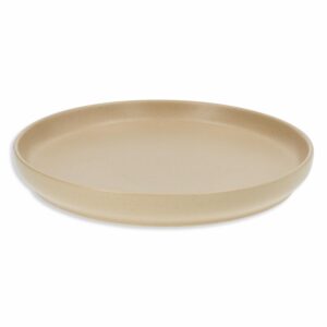 Plato Postre Beige Filo Café FREE HOME 1 Pieza