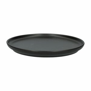 Plato De Postre Nordic Negro Mate KERAMIKA 22 Cm