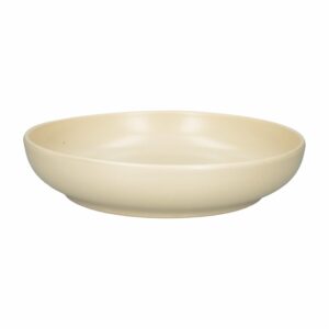 Plato Hondo Nordic Crema Mate KERAMIKA 20 Cm