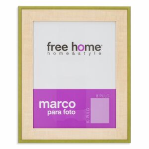 Portarretrato Lino Natural Verde Olivo FREE HOME 8X10"