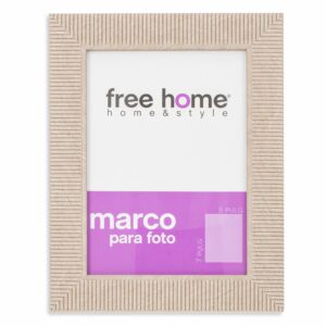 Portarretrato Texti Líneas Arena FREE HOME 5X7"