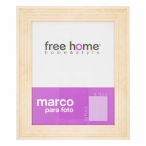 Portarretrato Textil Rayas Rosa FREE HOME 8X10"