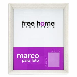 Portarretrato Gris Interior Dorado FREE HOME 8X10"