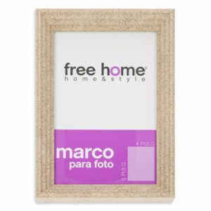 Portarretrato Relieve Gris Claro FREE HOME 4X6"