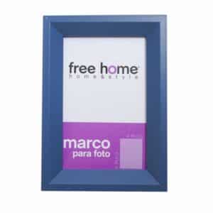 Porta Retrato Marco Liso Azul FREE HOME 4X6"