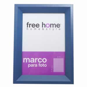Porta Retrato Marco Liso Azul FREE HOME 5X7"
