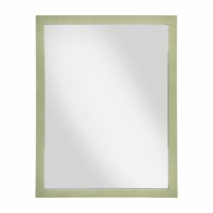 Espejo De Pared Doble Borde Verde FREE HOME 30X40 Cm