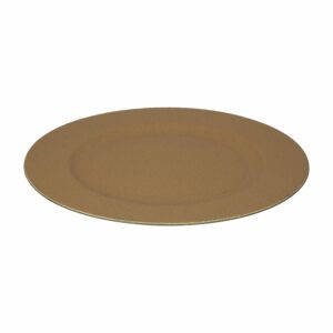 Plato Base Texturizado Café Z&L 33 CM