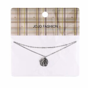 Pulsera Dije De Rosa JOJO FASHION Metalico